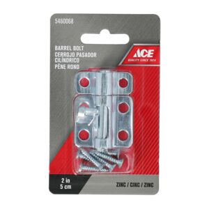 ACE Ace Barrel Bolt Zinc 2inch ACE Ace Barrel Bolt Zinc 2inch